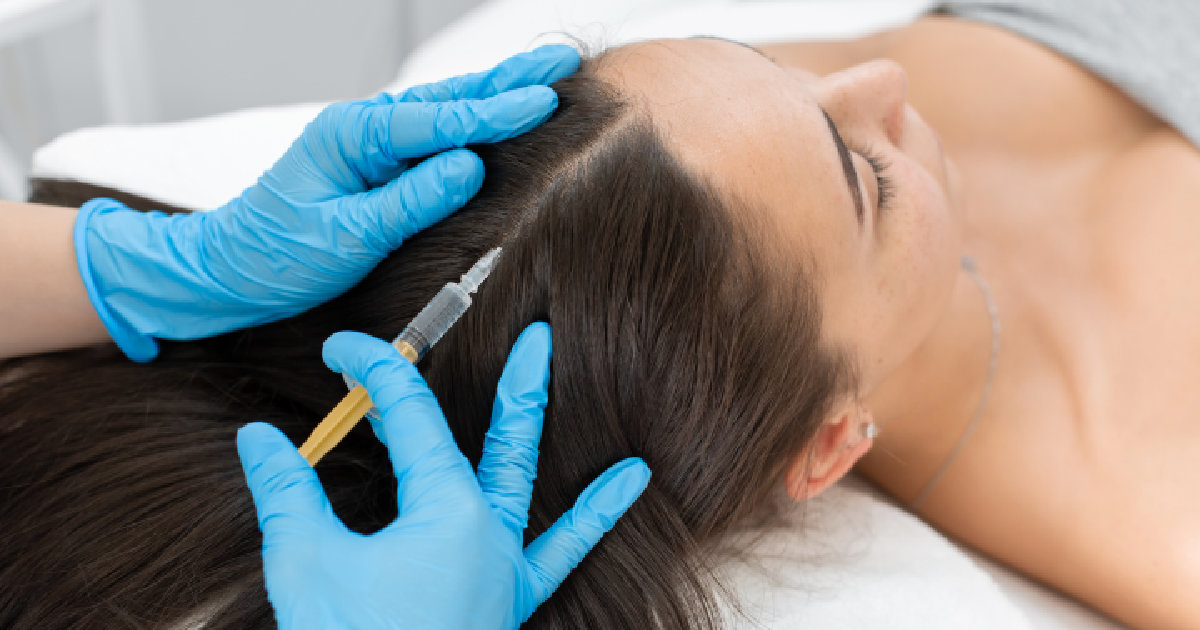 Women receiving PRP Hair Treatment PRP Hair Treatment in Southern California